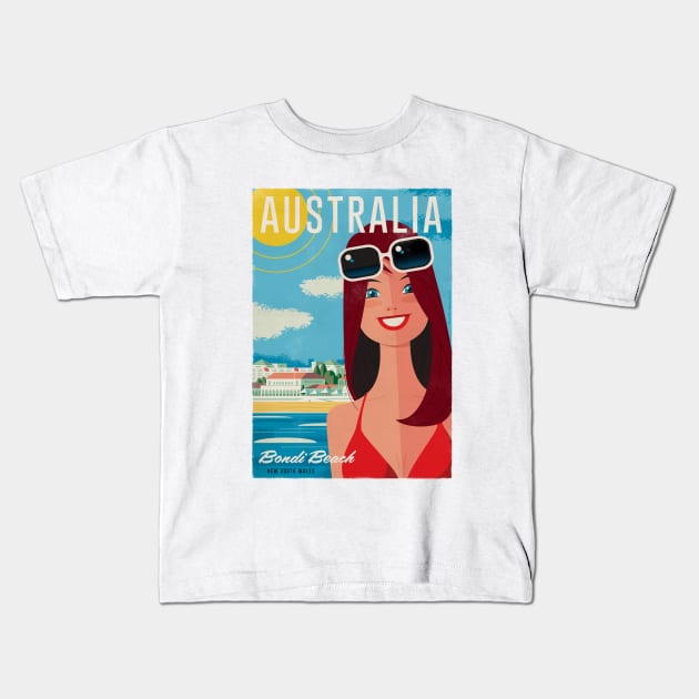 Bondi Kids T-Shirt by RussellTateDotCom